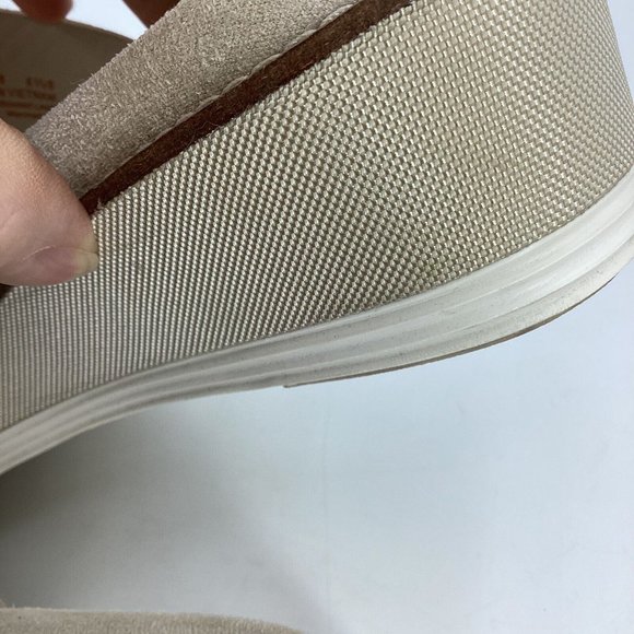 Cole Haan Women US 8.5B Original Grand Flatform Thong Sandals Python Ivy Leather - Picture 15 of 15